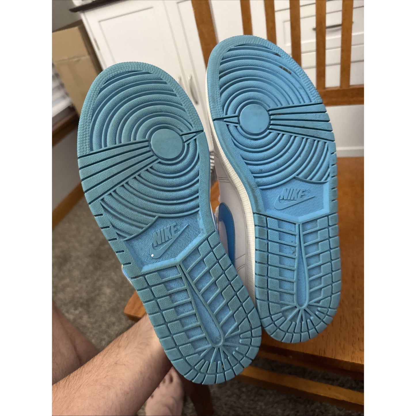 Size 10.5 - Air Jordan 1 Mid UNC W BS156