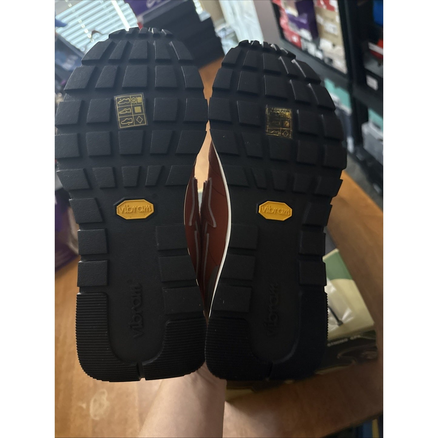 Size 7 - A Bathing Ape Roadsta Low Orange Grey bape