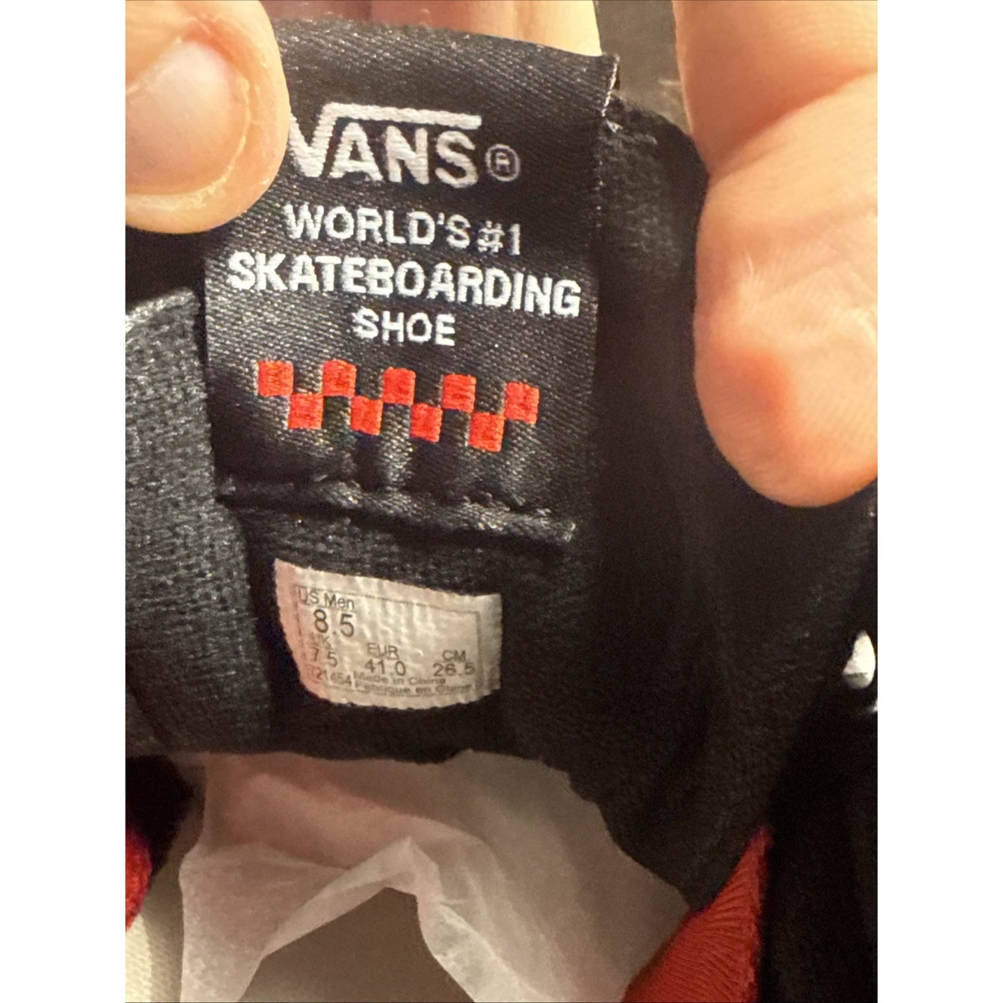 Size 8.5 - VANS Thrasher x Skate Sk8- High Allover Thrasher Logo