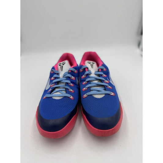 Vtg NIKE Youth KOBE IX 9 EM White HYPER PINK COBALT 653593 600 sz 7Y Women 8.5