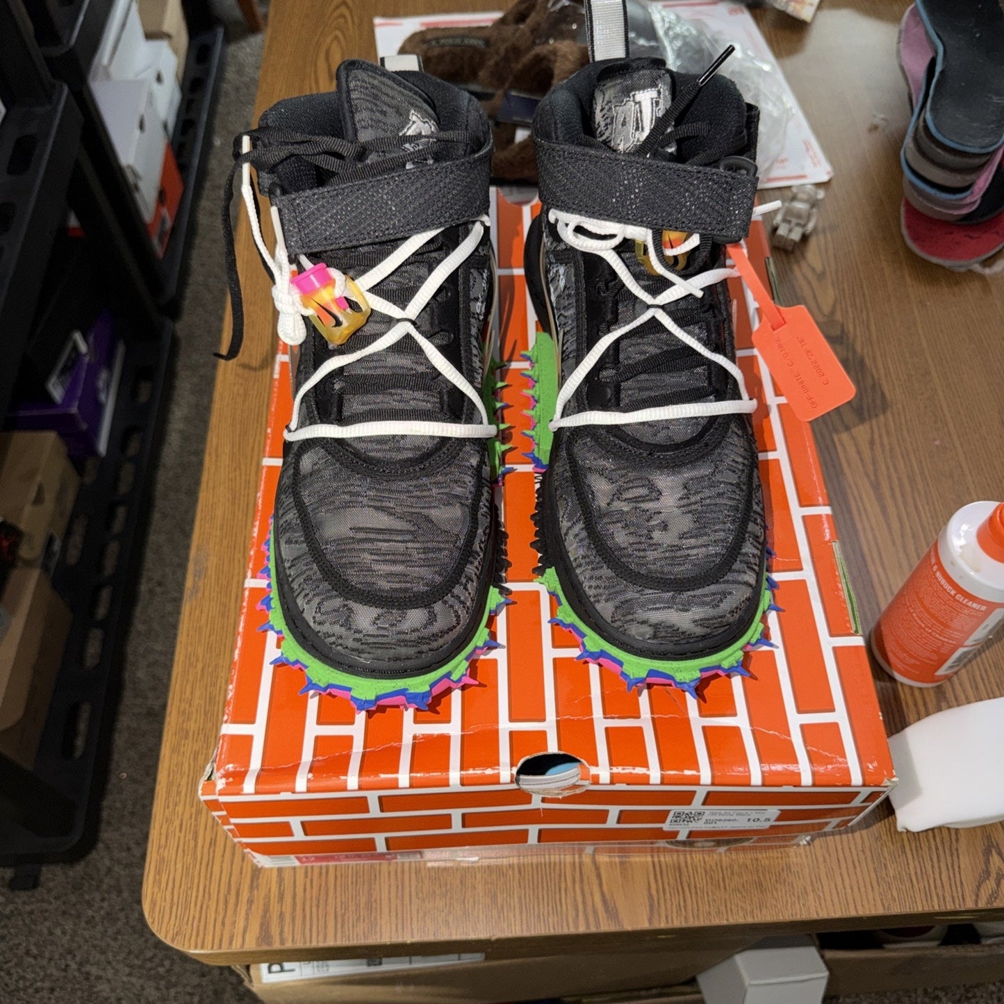 Size 10.5 - Nike Air Force 1 x Off-White Black 2022