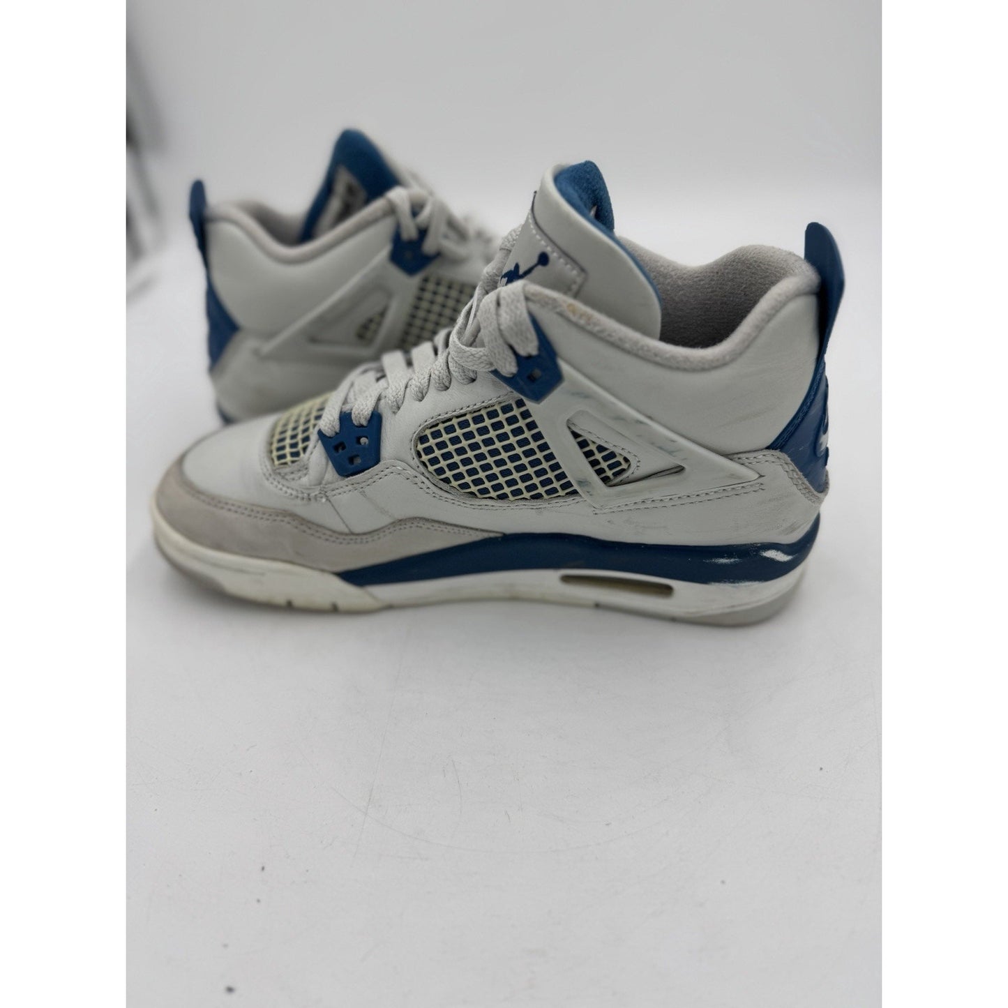 SIZE 6Y(GS) Nike Air Jordan 4 Retro Military Blue🔥 (2024) HF4281-141 NEW