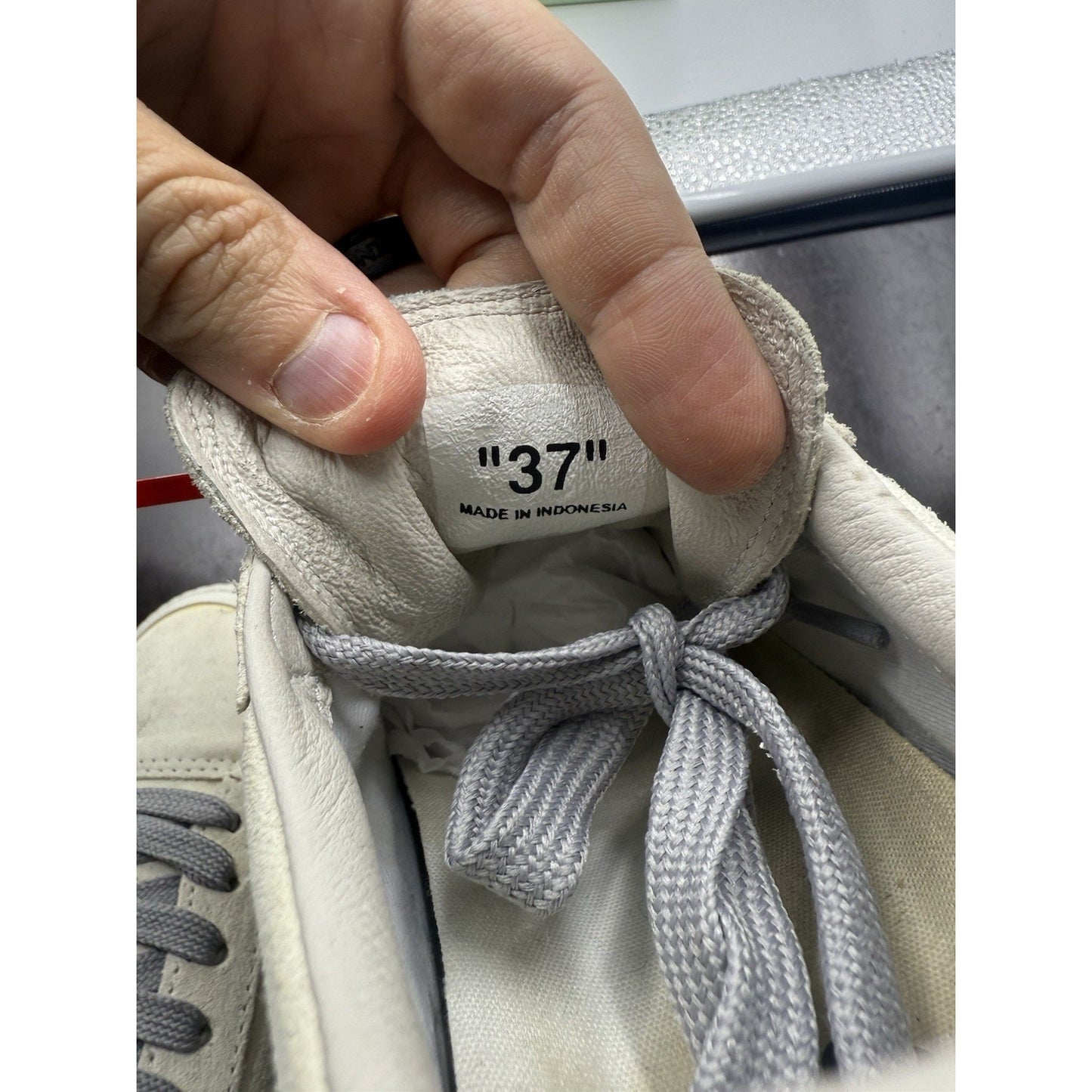 Size 7 Women Off-White Vulcanized Om1A178R21lea001