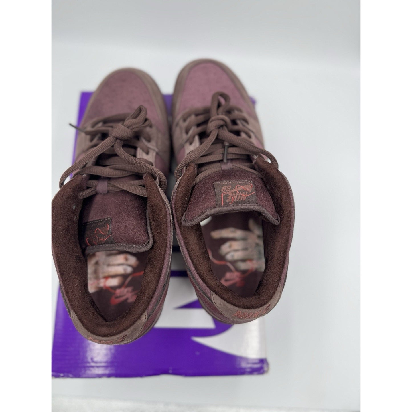 Size 11.5 - Nike Dunk Premium SB Low City of Love Collection - Burgundy Crush