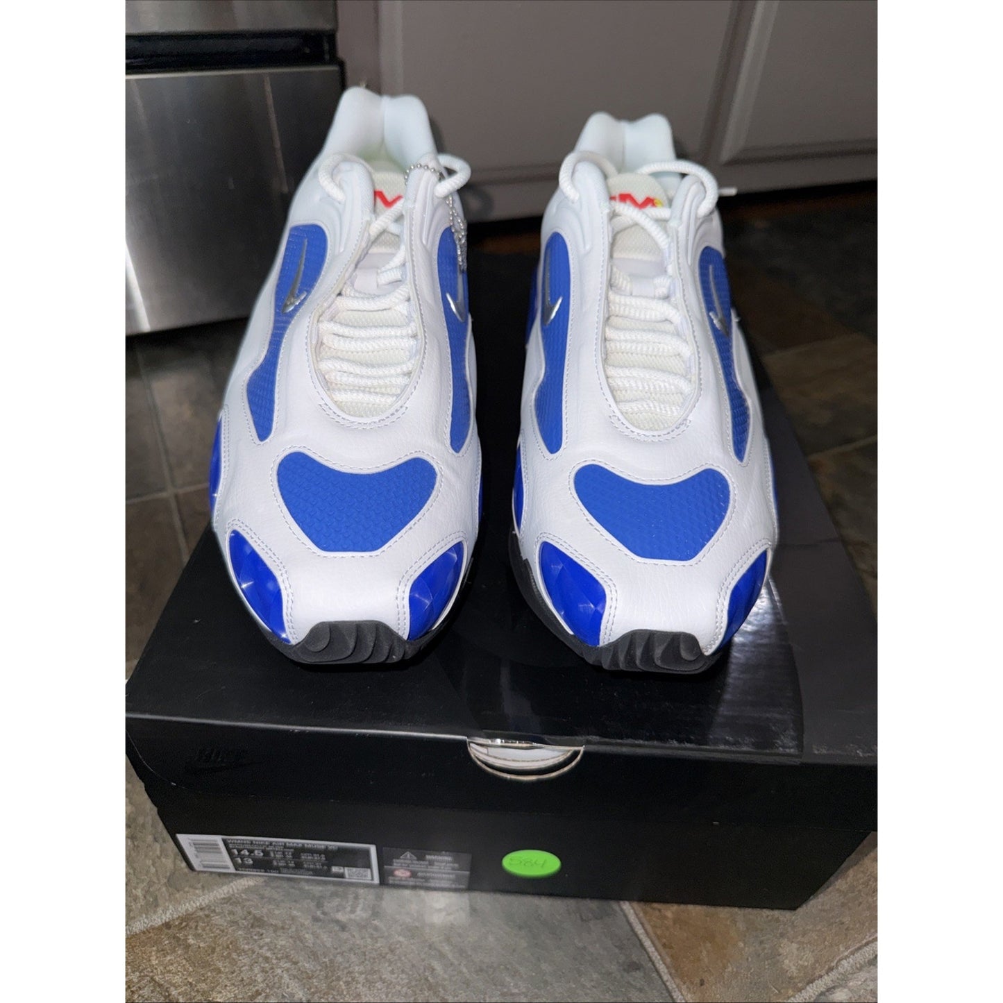 Size 14.5 - Veneda Carter x Nike Air Max Muse White Metallic Silver W