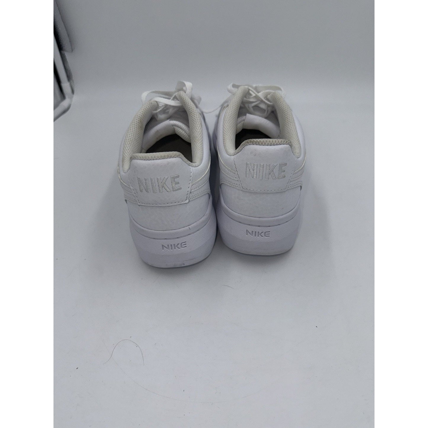 Size 10.5 - Nike Court Vision Alta Triple White W