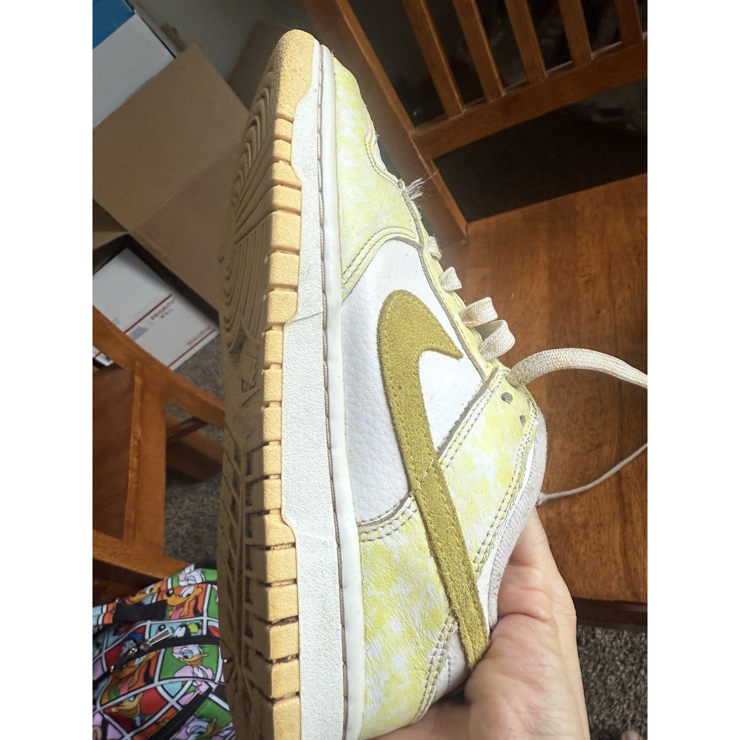 Size 6.5Y Nike Dunk Low Yellow Strike NBS030