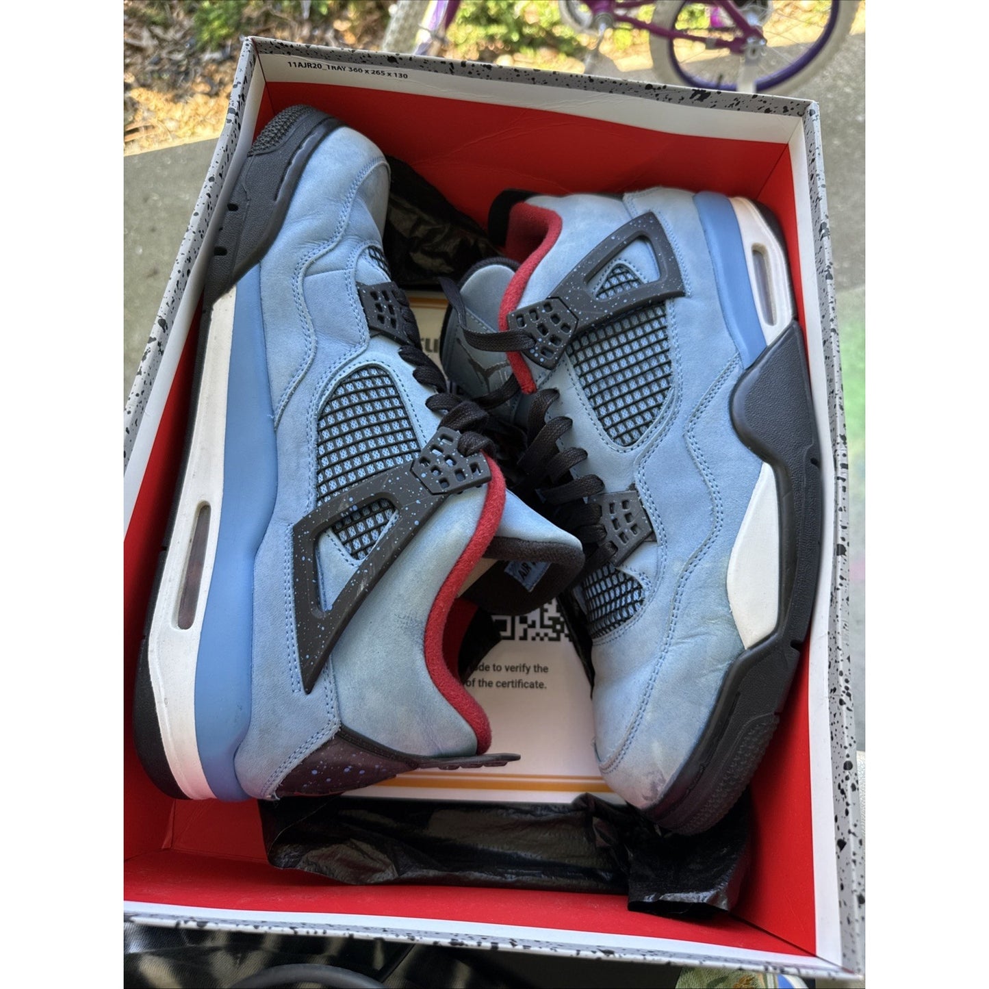 Size 13 - Jordan 4 Retro x Travis Scott Mid Cactus Jack