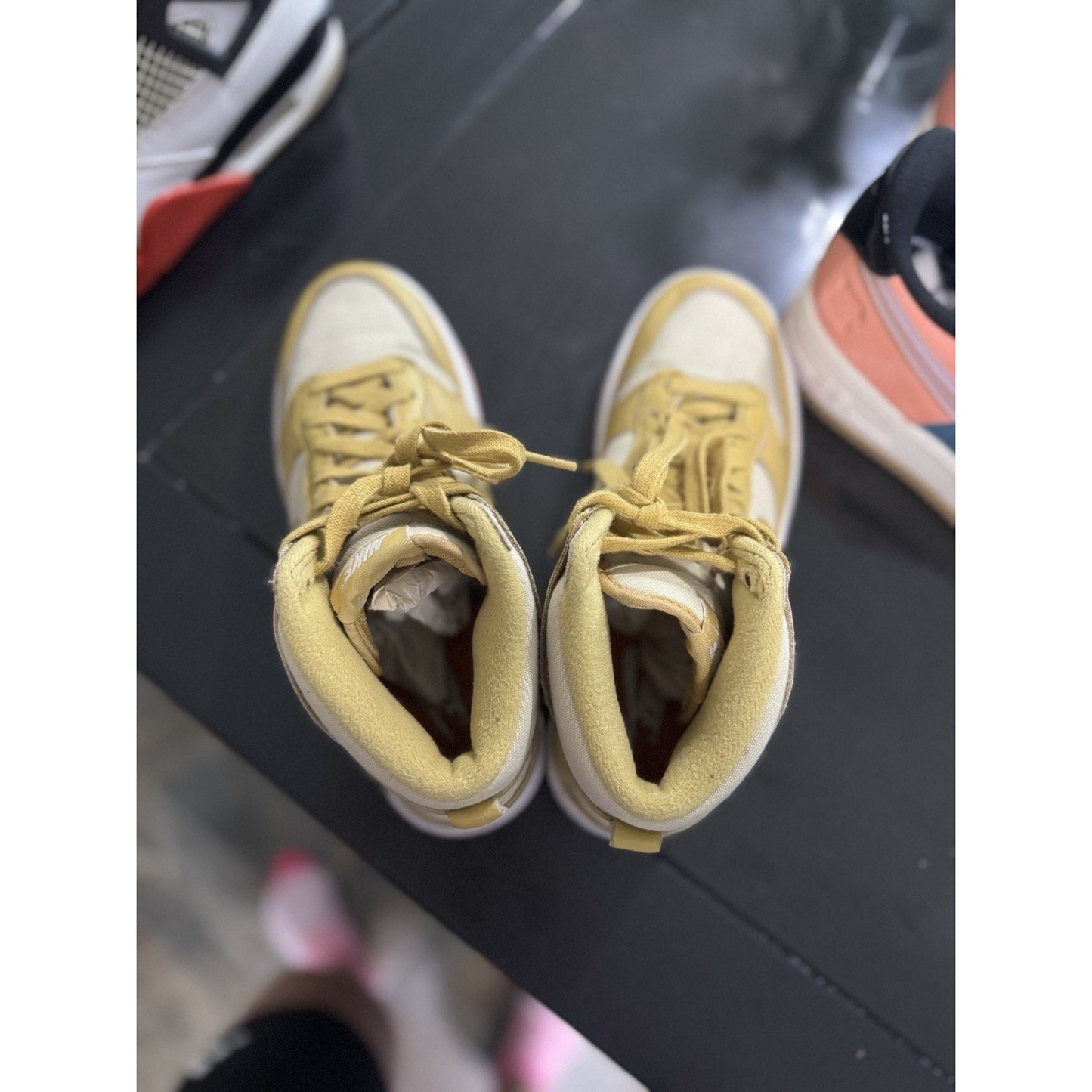 Size 6.5 - Nike Dunk High Wheat Gold NBS245