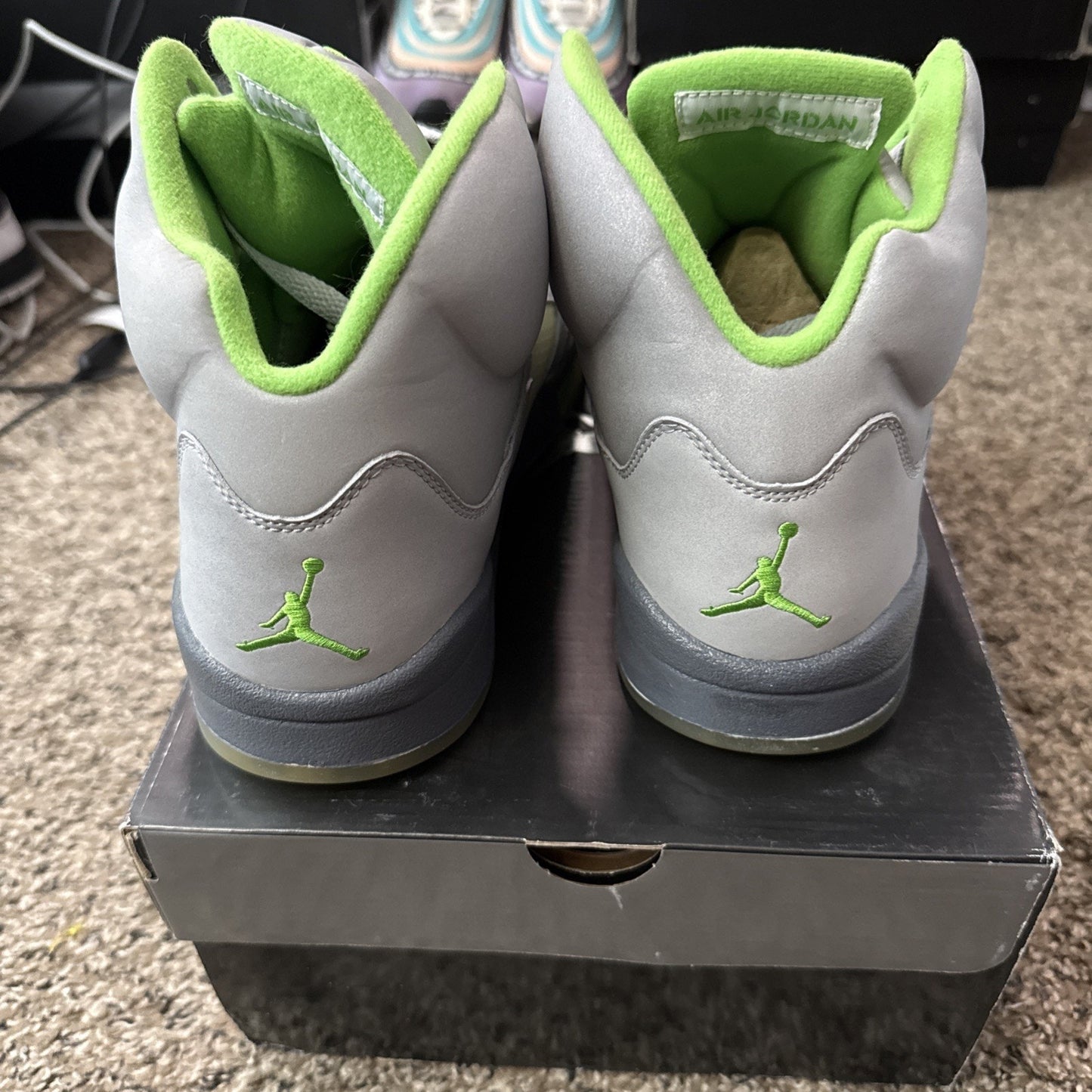 Size 11 - Air Jordan 5 Retro 2006 Green Bean