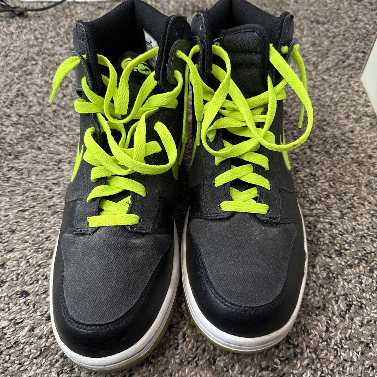 Size 10.5 - Nike Dunk 6.0 Premium High Grey Volt