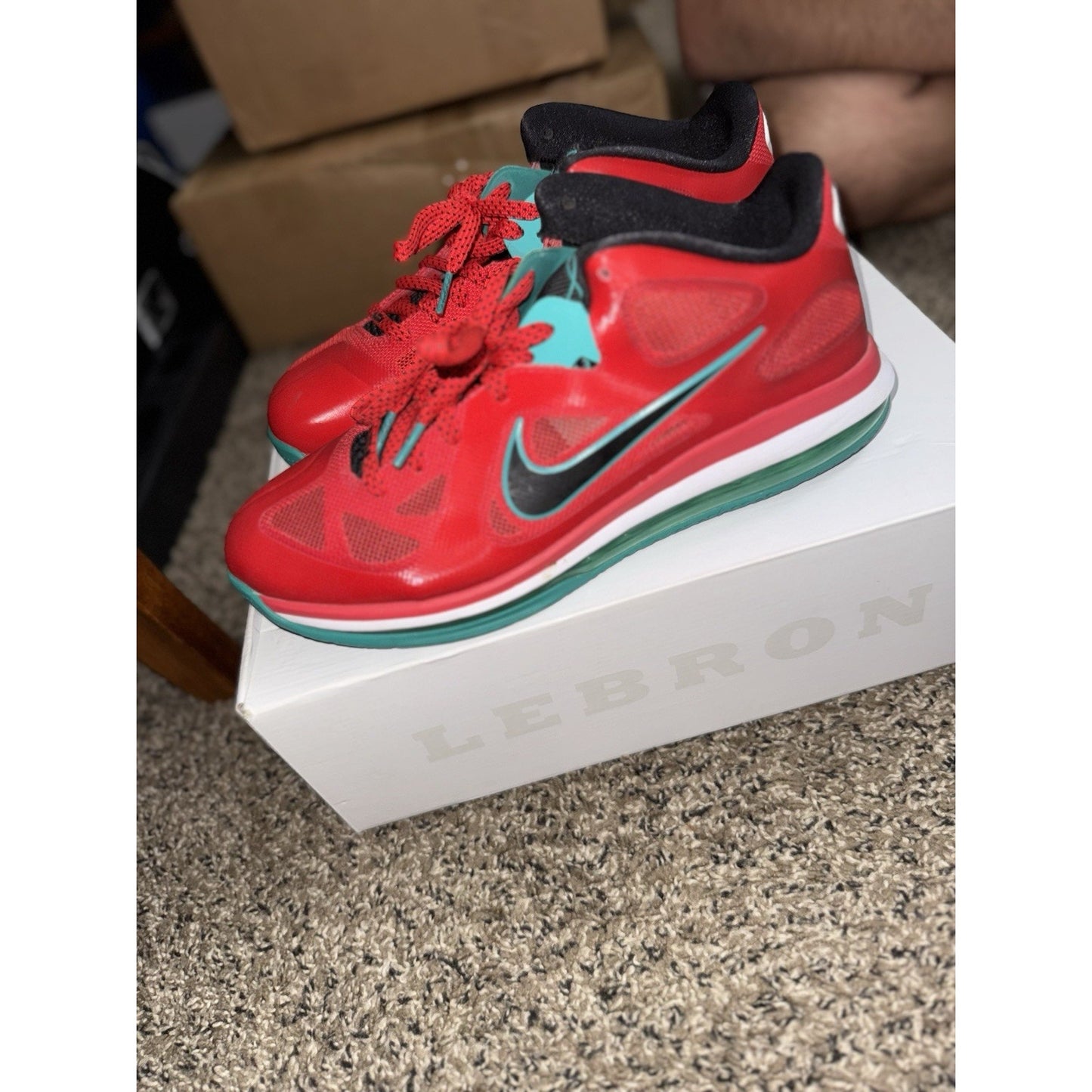 Size 10.5 - Nike LeBron 9 Low Liverpool BS495