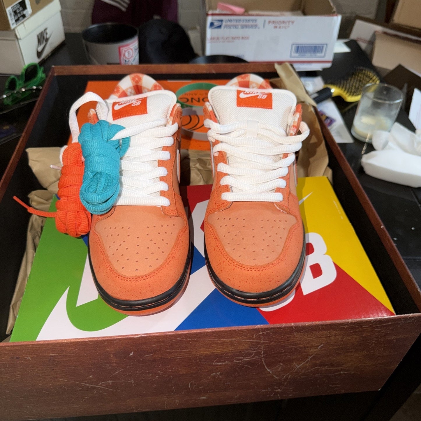 Size 8 - Concepts x Nike Dunk SB Special Box Low Orange Lobster