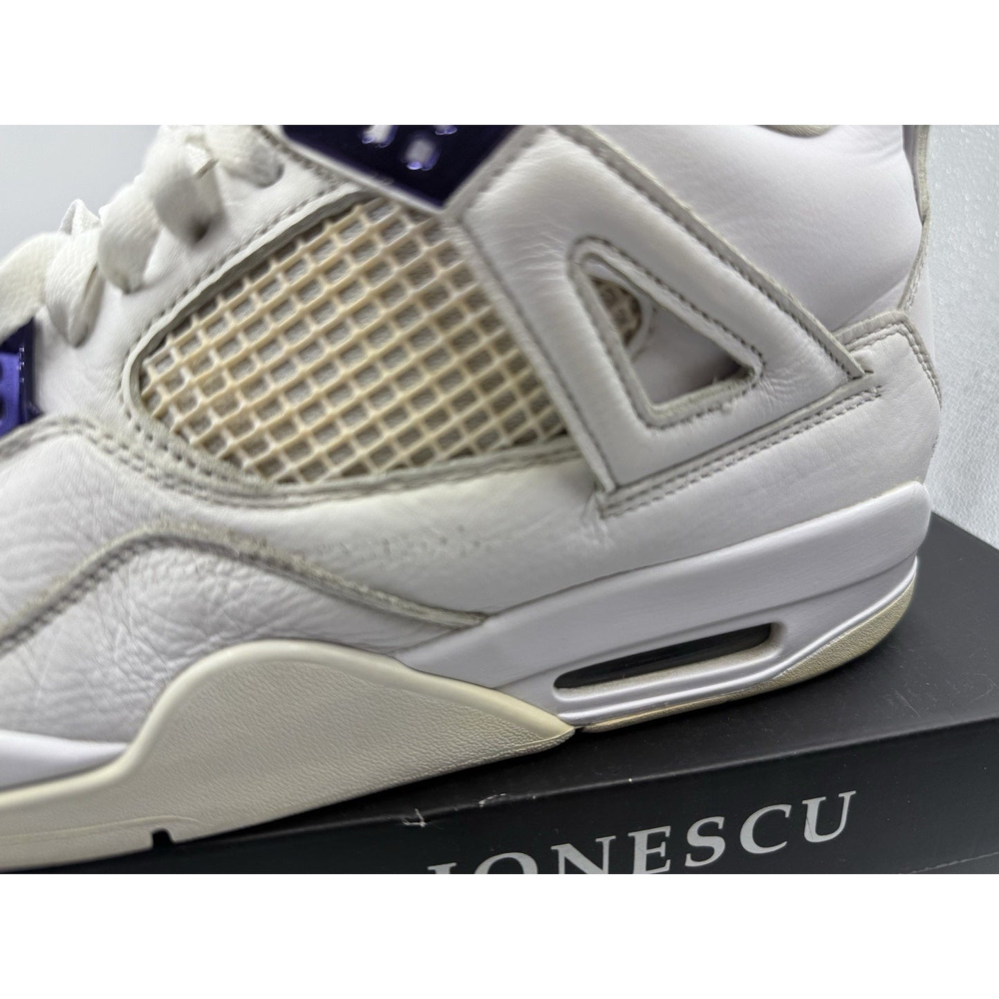Size 13 - Jordan 4 Retro Mid Purple Metallic