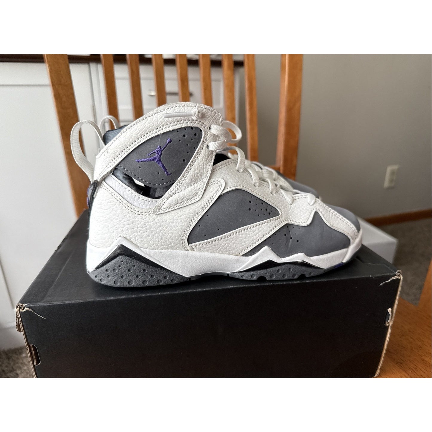 NIKE AIR JORDAN 7 FLINT GS Size 5.5Y DJ2777-100 BS268