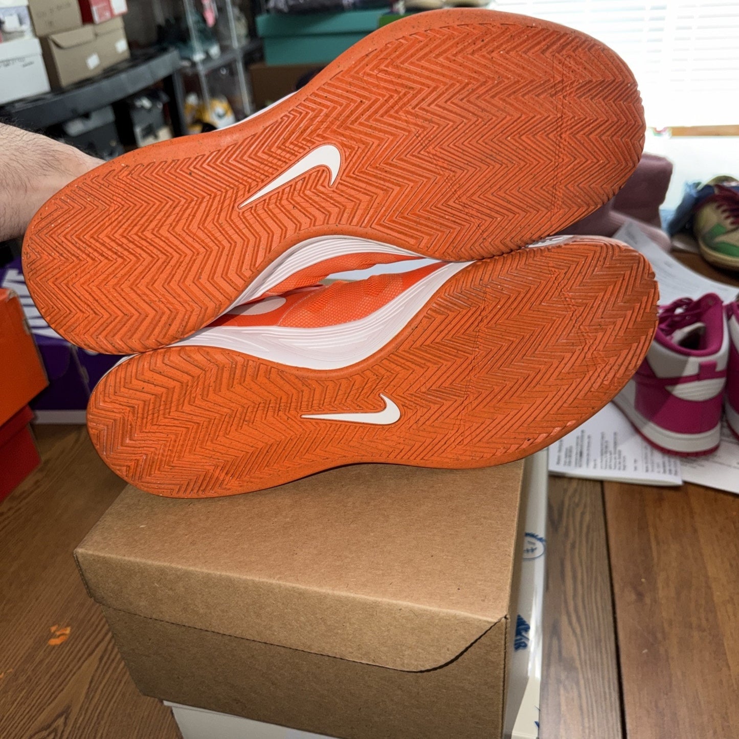 Size 13.5 Nike Hyperfuse Syracuse PE Sample 999999 525019-801