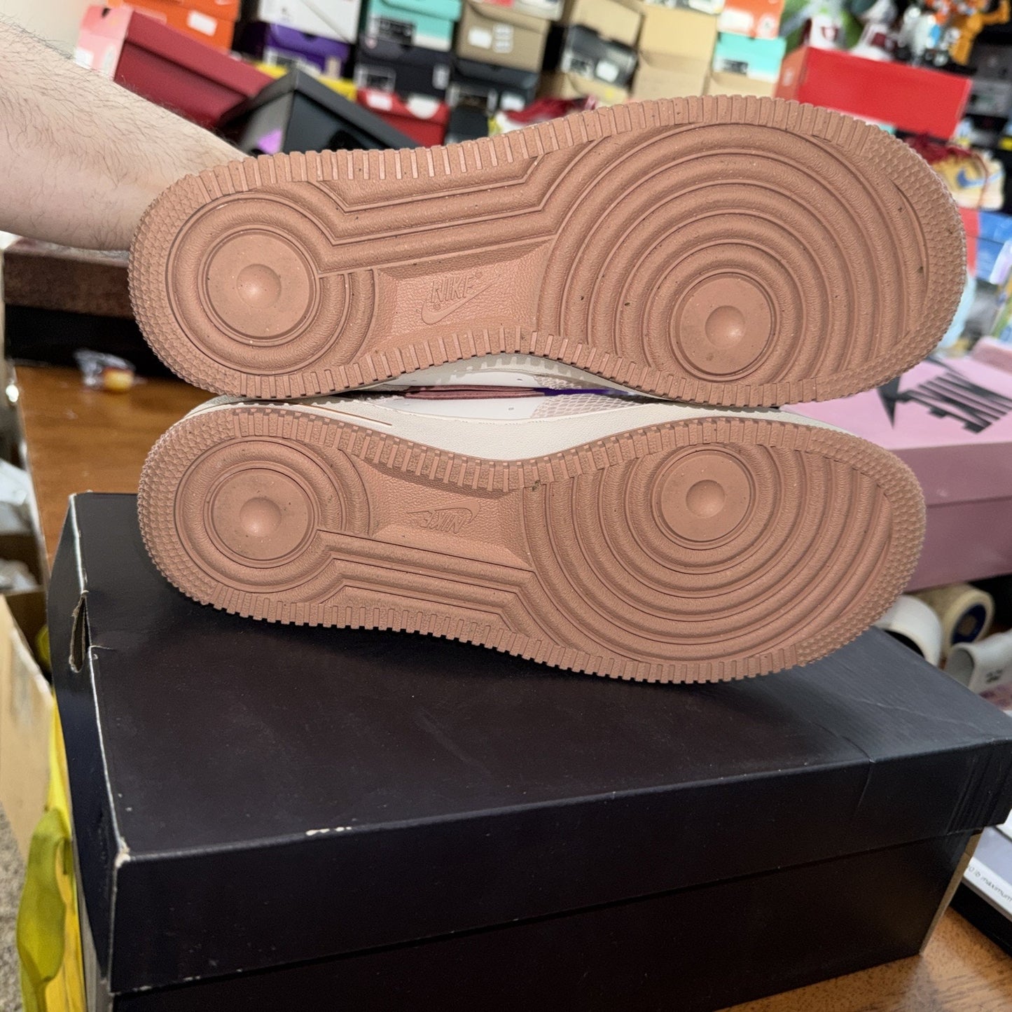 Size 9 - Nike Air Force 1 '07 LV8 Snakeskin Pack - Canyon Rust