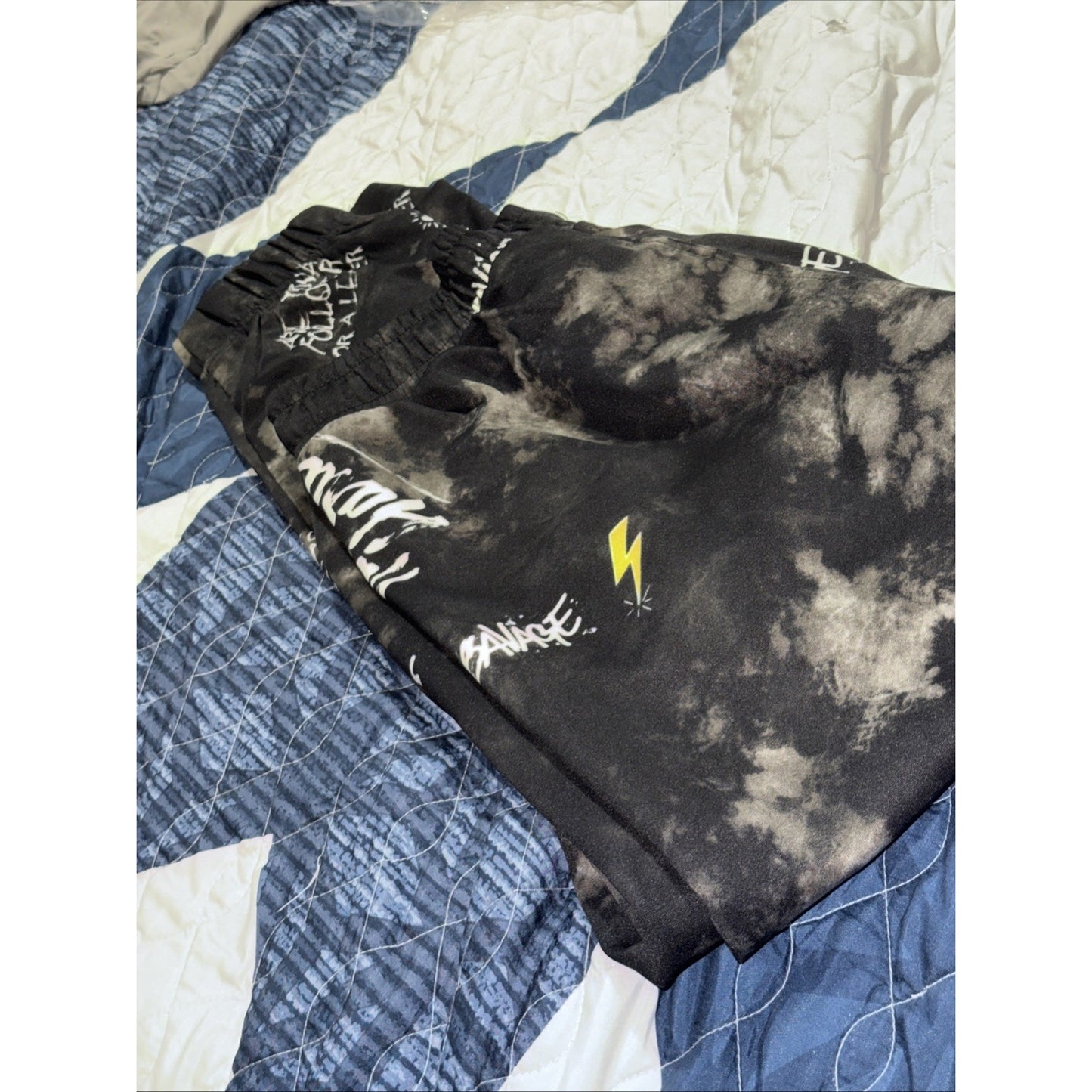Savage Hustle-Joggers By Fresh Prints-XL -Front Pockets & Back Pocket