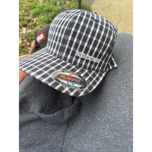 Maverik Lacrosse Hat Plaid - Flex Fit Hat WARRIOR PLL NLL - Mitchell & Ness