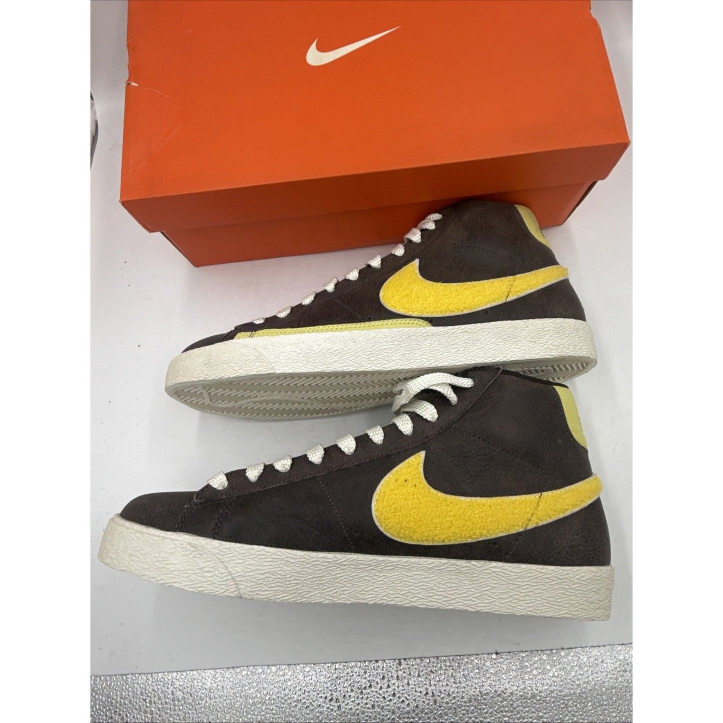 Size 13 - Nike Blazer Supreme High Brown Oregon 2007 Rare