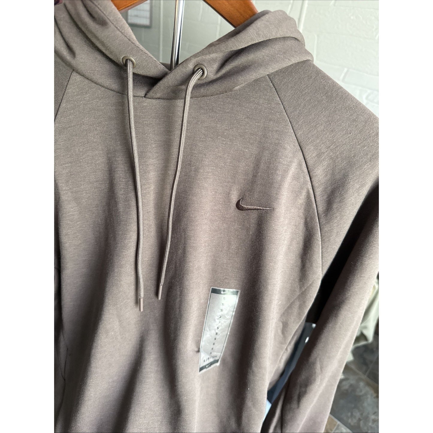 small brown nike hoodie
