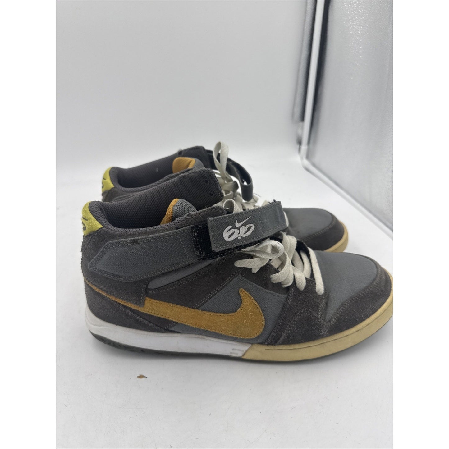 Size 11 - Nike Air Morgan 6.0 SB ID Yellow And Gray 2009