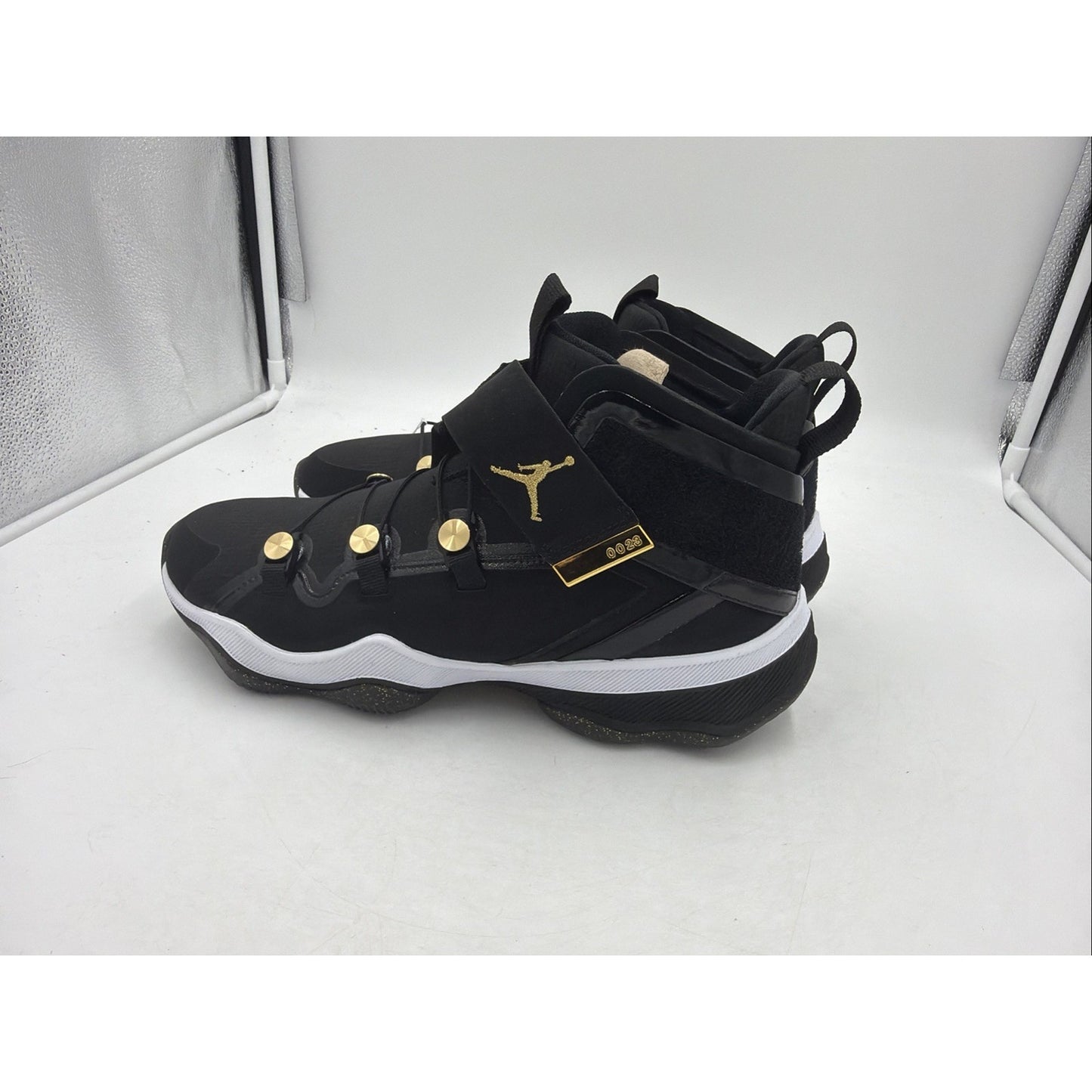Size 9 - Air Jordan AJNT 23 Black Metallic Gold FSR Trial Sample