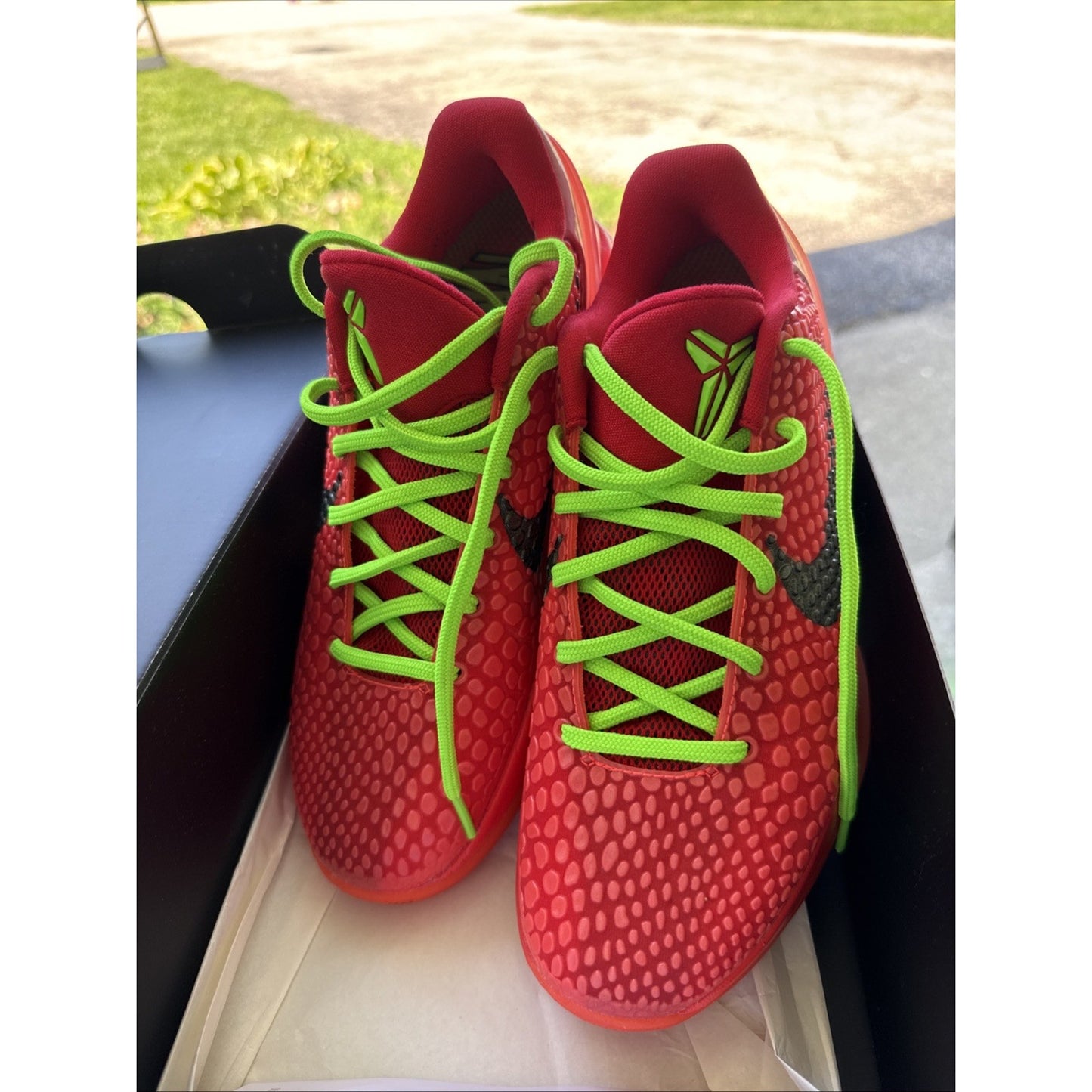 Size 6.5 - Nike Kobe 6 Protro Low Reverse Grinch