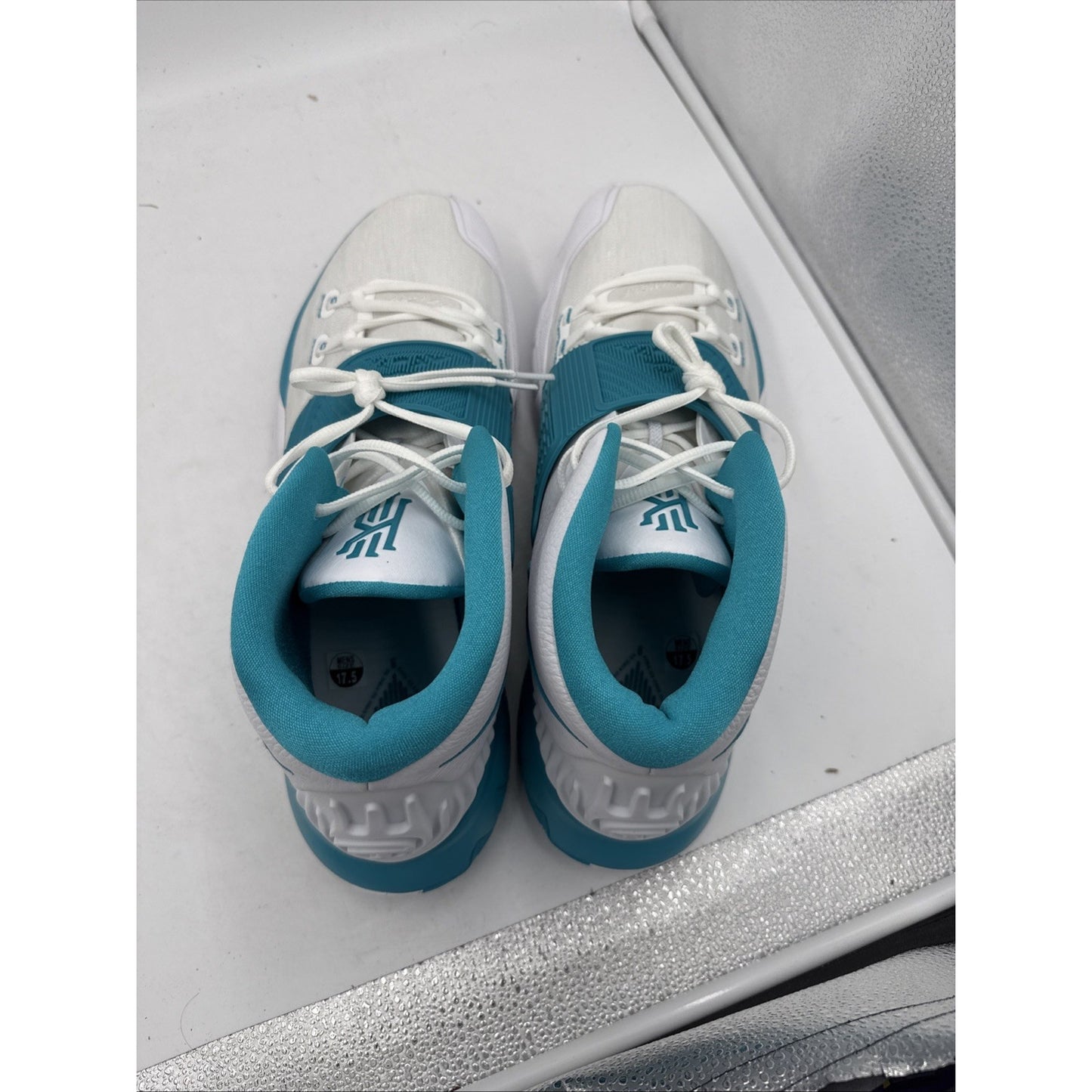 Size 17.5 - Nike Kyrie 6 TB Promo Mid White
