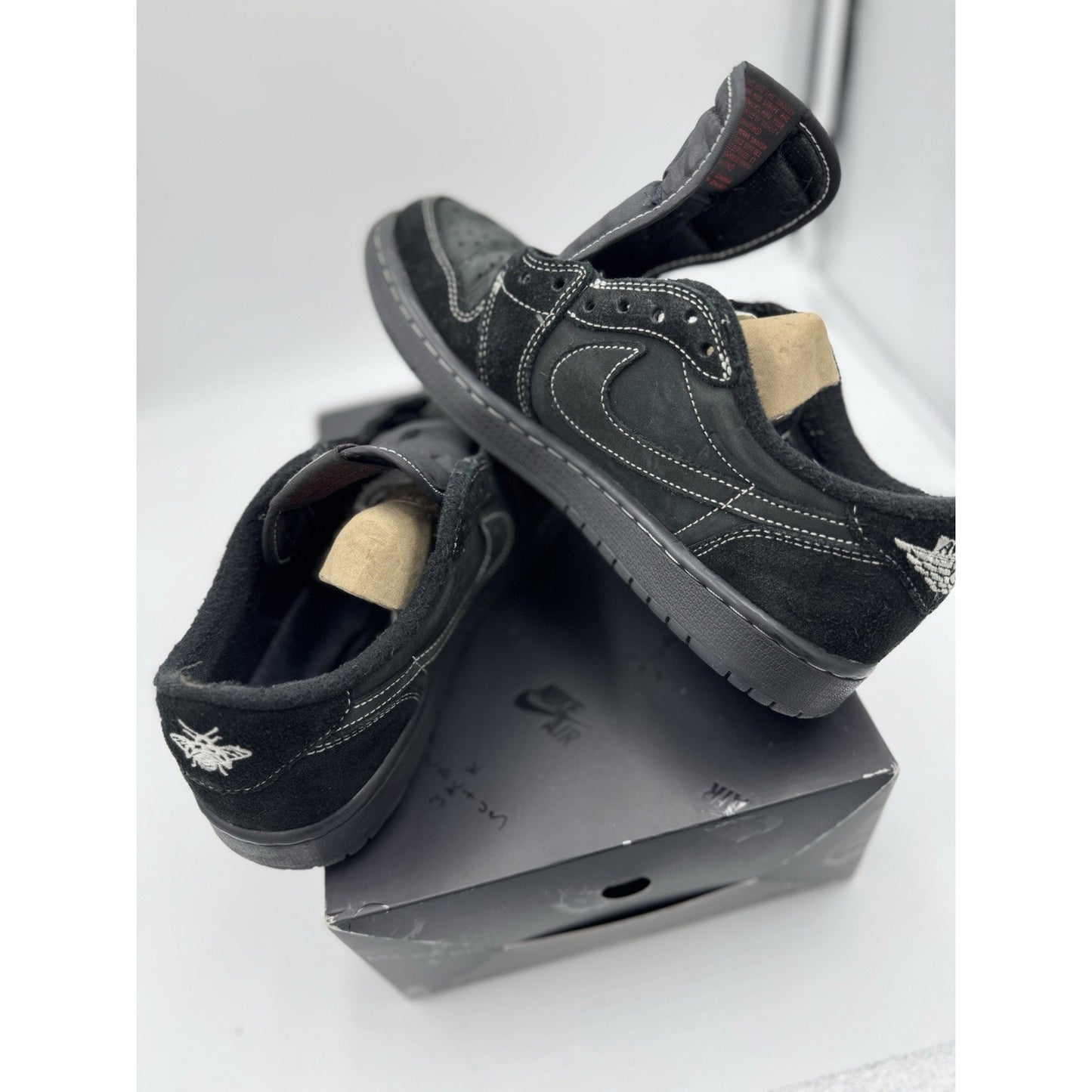 Jordan 1 Retro Low OG SP x Travis Scott Black Phantom - Size 8