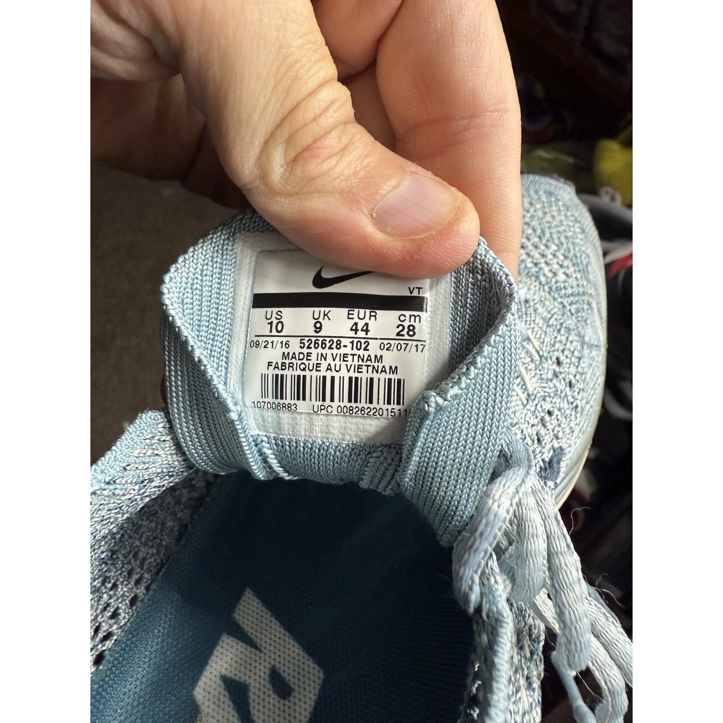 Size 10 - Nike Flyknit Racer Blueberry