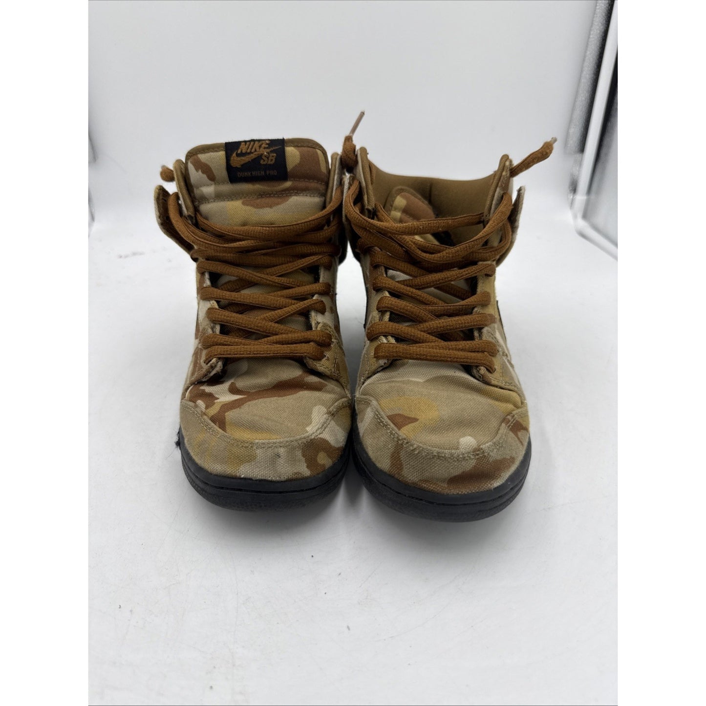 Size 6 - Nike Dunk Pro SB High Brown Camo