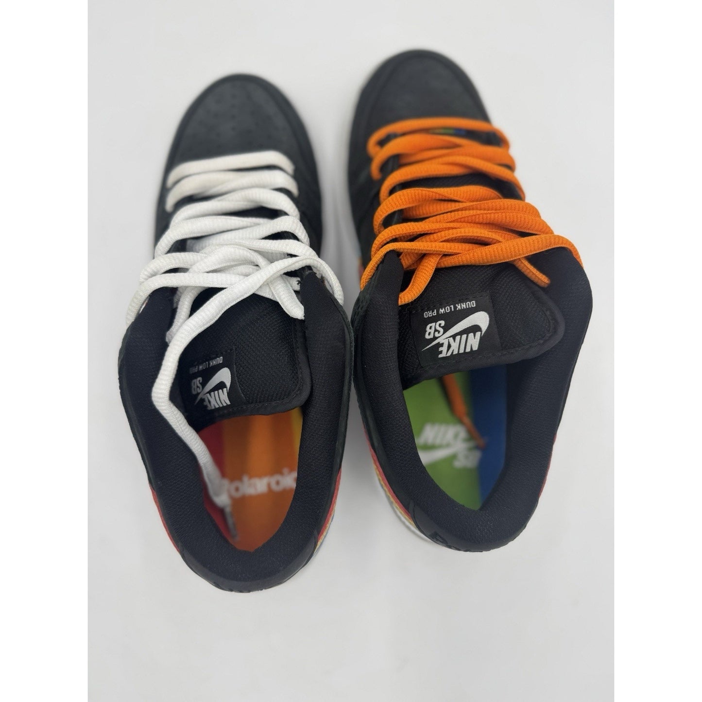 Size 7.5 - Nike Polaroid x Dunk SB Low Black