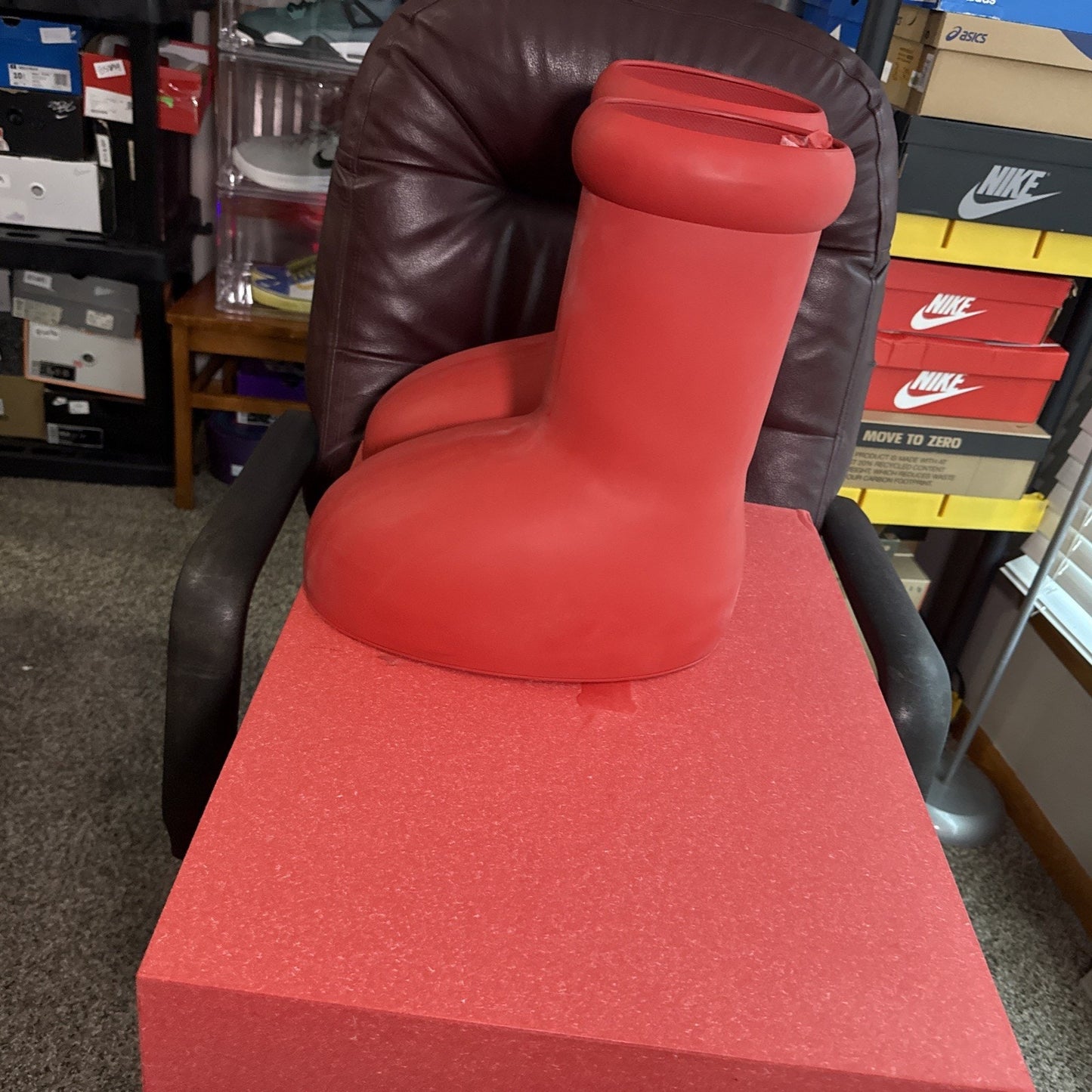MSCHF BIG RED BOOT MEN'S SIZE 12