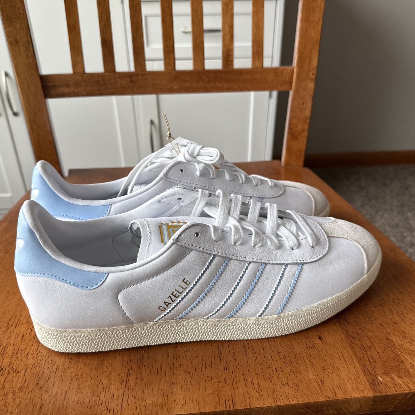 Size 11.5 Men Adidas Gazelle Argentina National Team Retro Collection BS029
