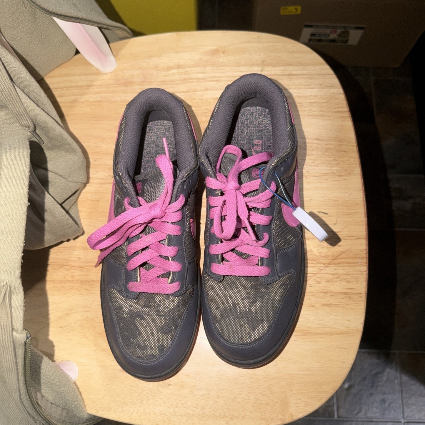 Nike 6.0 Dunk Black Pink Camouflage Men's Sneaker Low Top Skateboarding Rare