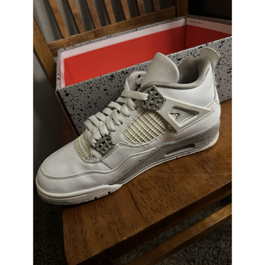 Size 8.5 - Jordan 4 Retro Mid White Oreo BS290