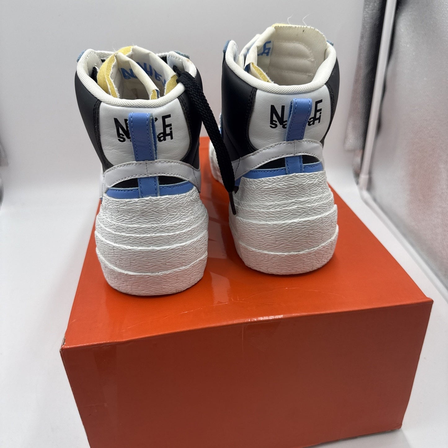 Size 10.5 - Nike sacai x Blazer Mid Black Blue