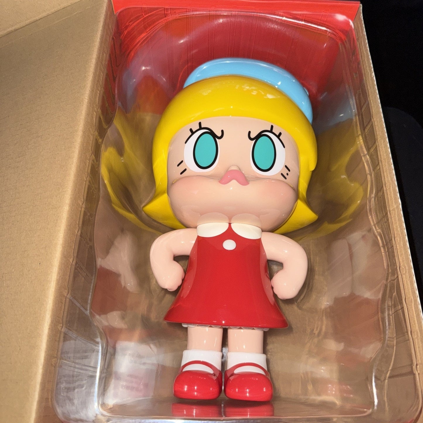 Pop Mart Angry Molly Original Fire XL Designer Toy Figure Silent Rick