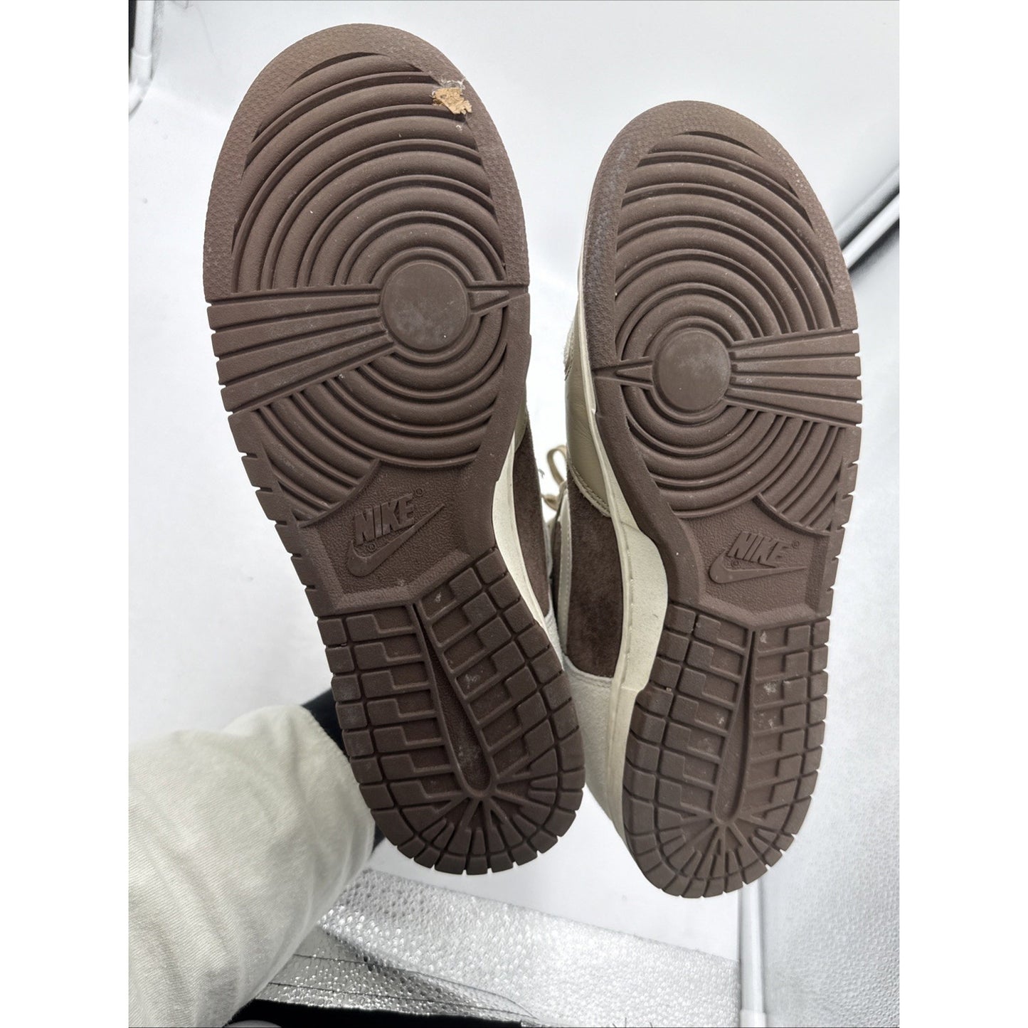 Size 10.5 - Nike Dunk High Light Chocolate
