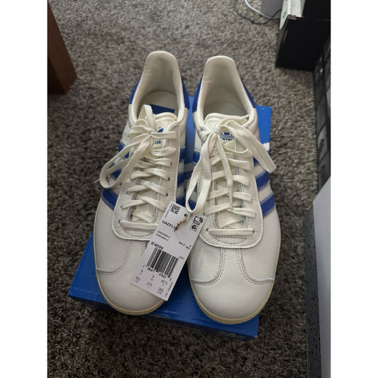 Size 9.5 Adidas Gazelle - Gazelle 'Ivory Bluebird' Shoe Palace Exclusive - IF4599 BS339