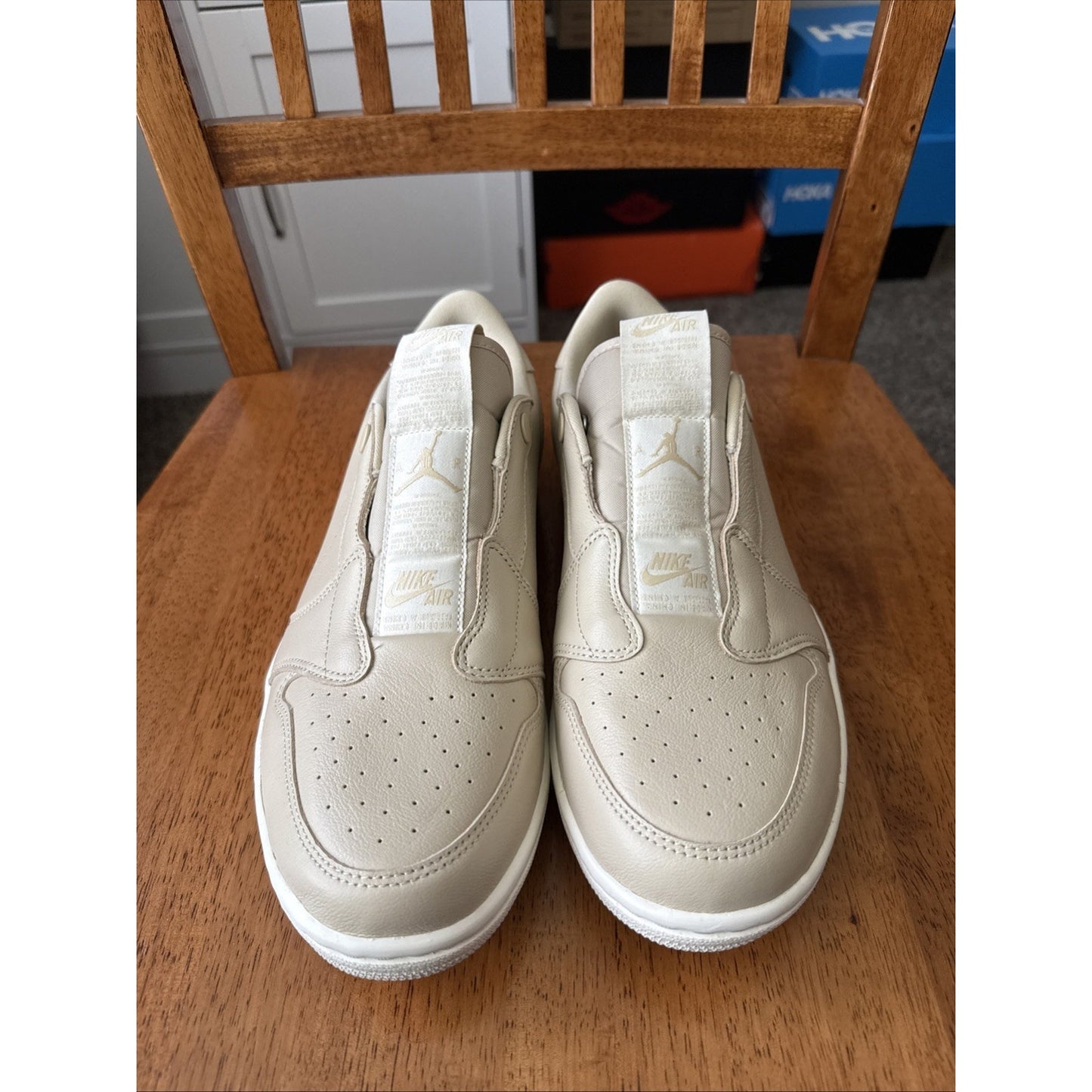 Nike Air Jordan 1 Retro Low Slip On Womens Size 12 Desert Ore Shoes BS127