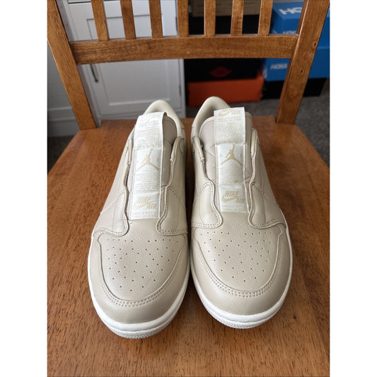 Nike Air Jordan 1 Retro Low Slip On Womens Size 12 Desert Ore Shoes BS127