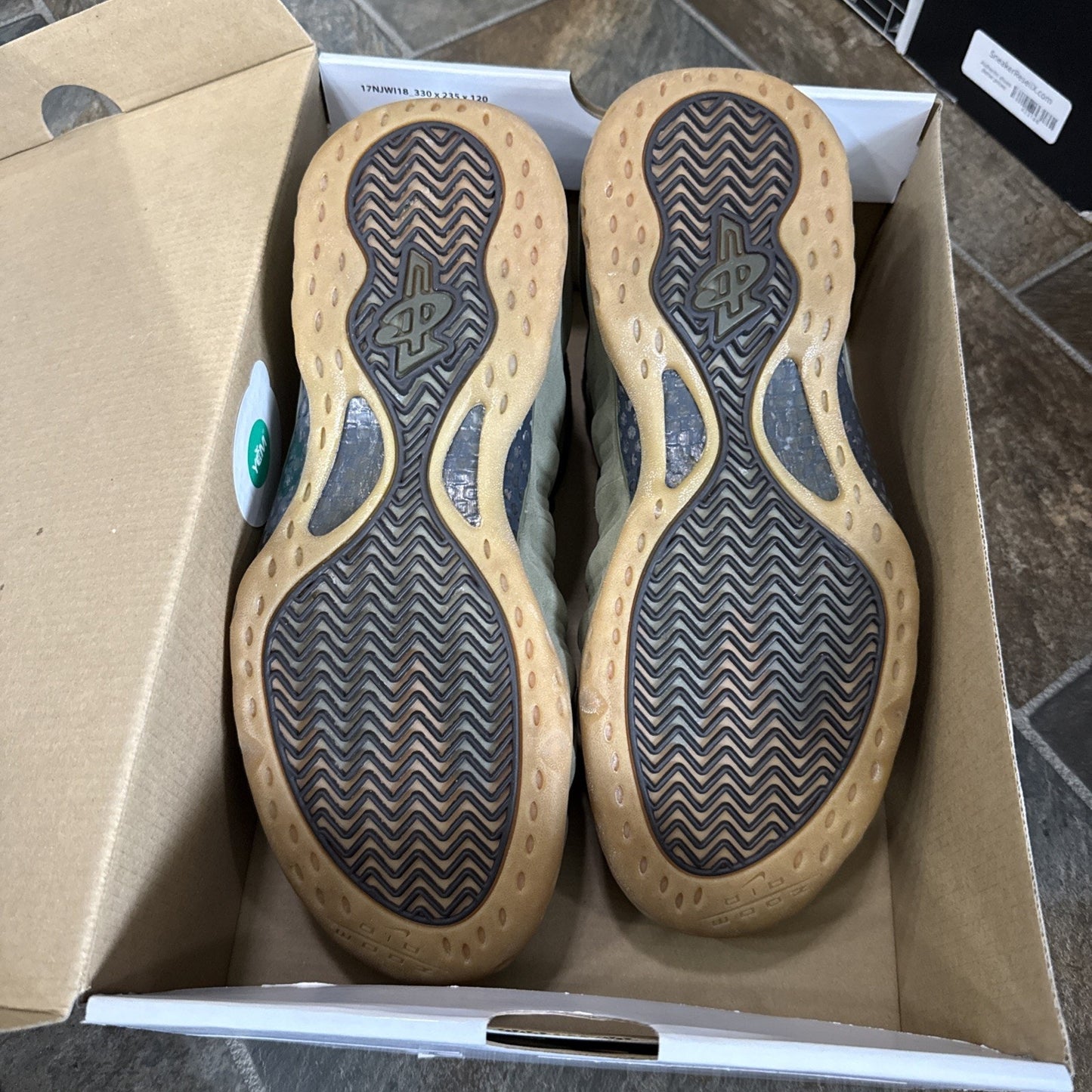 Size 9 - Nike Air Foamposite One PRM Olive