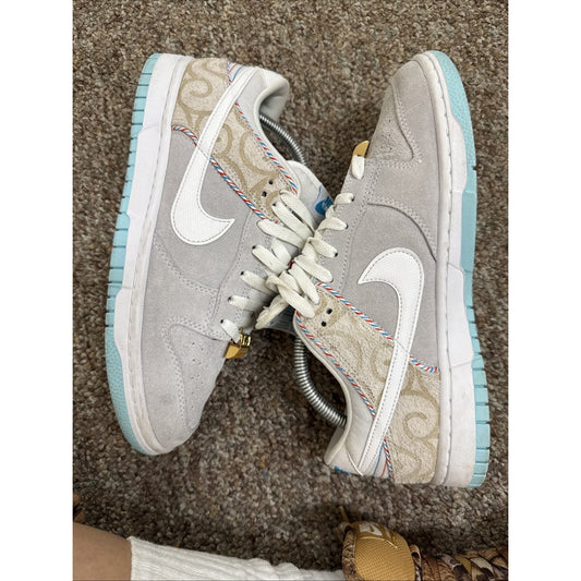 Size 8.5 - Nike Dunk SE Low Barber Shop - Grey