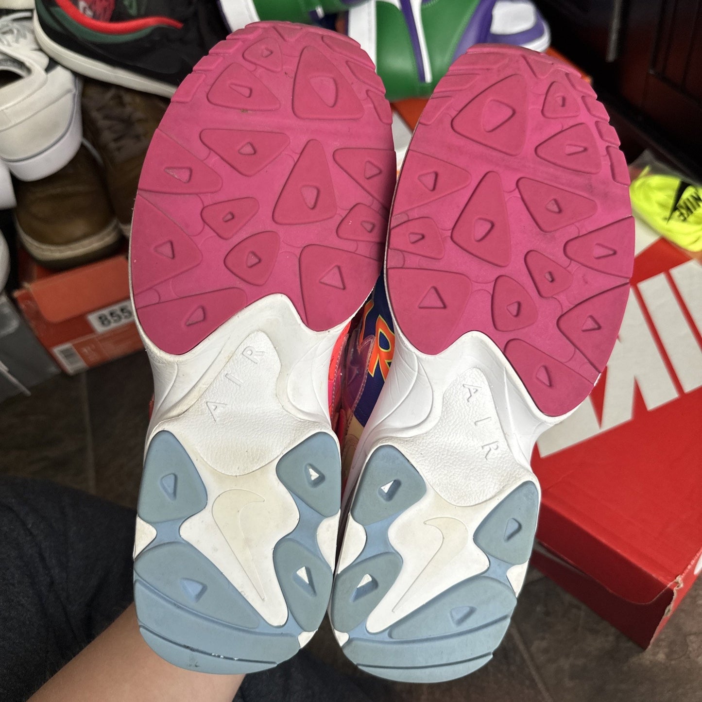 Size 9.5 - Atmos x Nike Air Max 2 Light QS Logos
