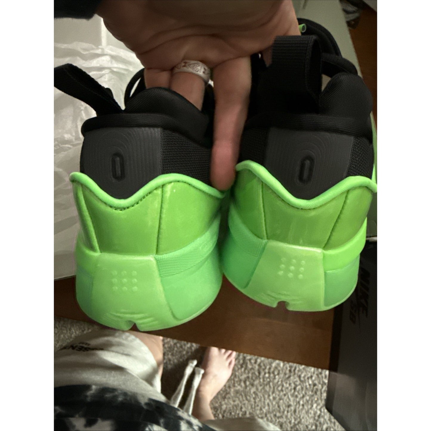 adidas Dame 6.5 Screaming Green/Core Black Men's Sneakers Synthetic JR2508