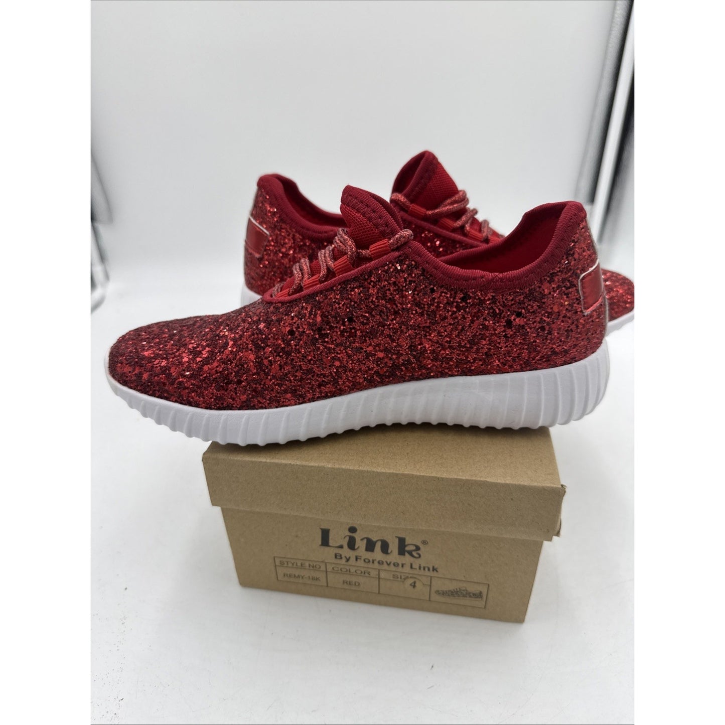 Size 4 Red Remy-18k Link By Forever Link