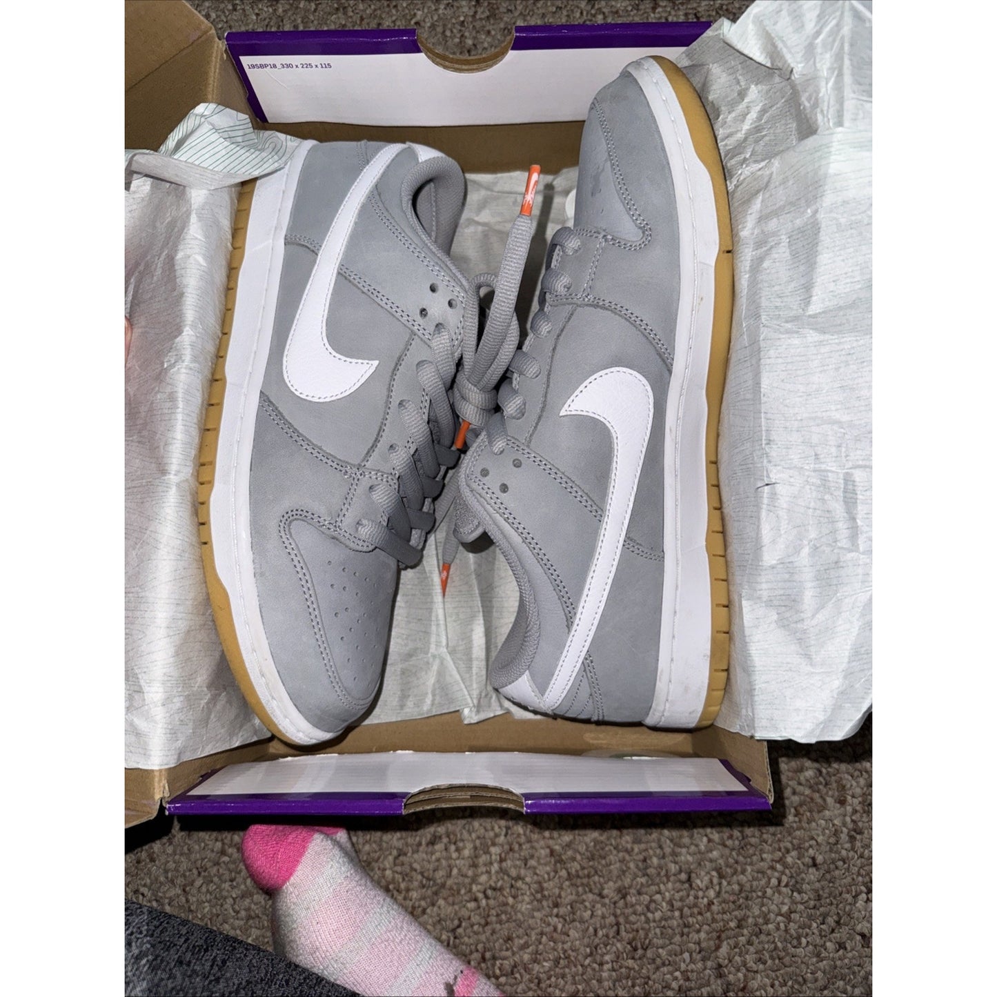Size 11 - Nike SB Dunk Low Wolf Grey Gum