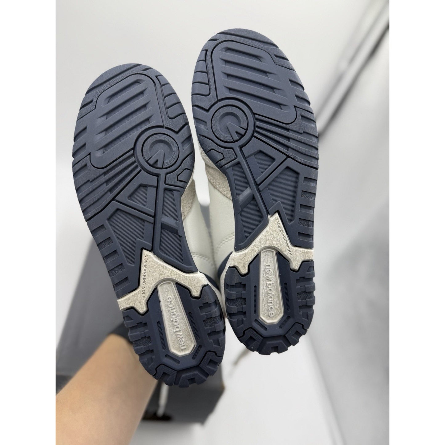 Size 6Y - New Balance 550 White Vintage Indigo (GS) GSB550TG Pre-Owned